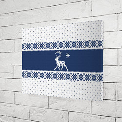 Холст прямоугольный Северный Олень звезда, цвет: 3D-принт — фото 2