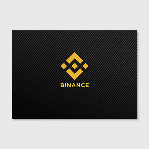 Картина прямоугольная БИНАНС ЛОГО CARBON BINANCE LOGO / 3D-принт – фото 2