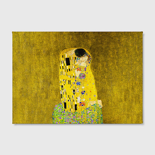 Картина прямоугольная Влюблённые поцелуй художник Климт / 3D-принт – фото 2