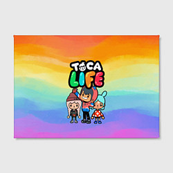 Холст прямоугольный Рита Зик Тока Бока, цвет: 3D-принт — фото 2