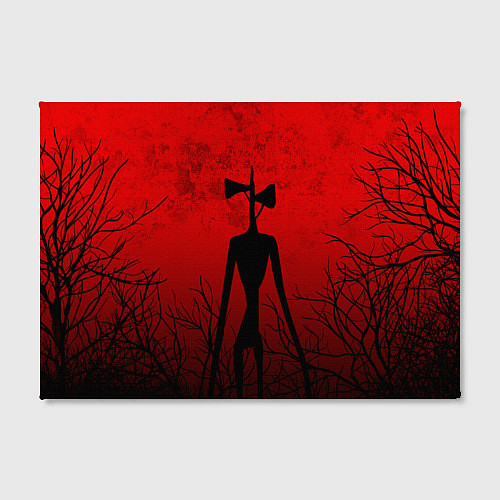 Картина прямоугольная СИРЕНОГОЛОВЫЙ В ТЁМНОМ ЛЕСУ / 3D-принт – фото 2