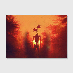 Холст прямоугольный СИРЕНОГОЛОВЫЙ НА ЗАКАТЕ, цвет: 3D-принт — фото 2