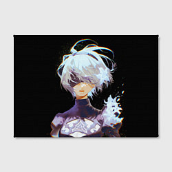 Холст прямоугольный Венецианская девушка Nier automata 2b, цвет: 3D-принт — фото 2