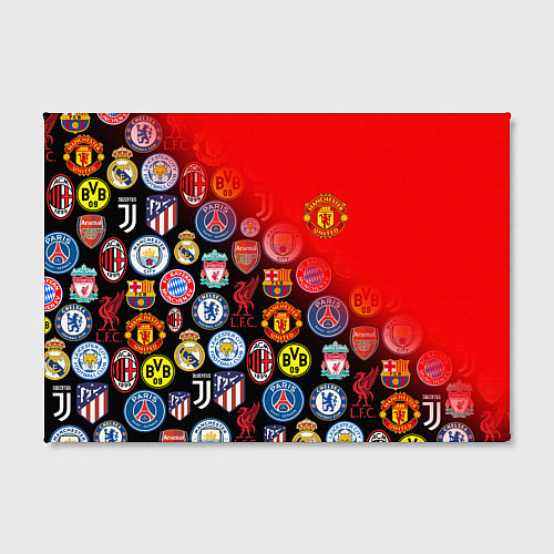 Картина прямоугольная МАНЧЕСТЕР ЮНАЙТЕД FCMU / 3D-принт – фото 2