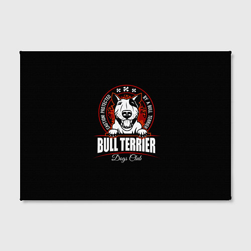 Картина прямоугольная Бультерьер Bull Terrier / 3D-принт – фото 2