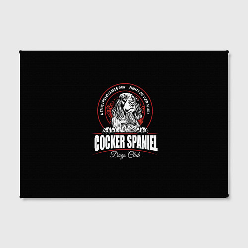 Картина прямоугольная Кокер-Спаниель Cocker Spaniel / 3D-принт – фото 2