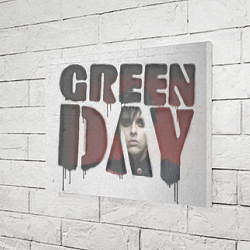 Холст прямоугольный Green day on wall, цвет: 3D-принт — фото 2