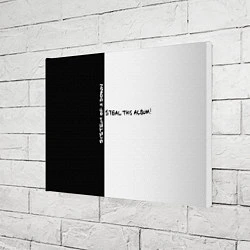 Холст прямоугольный System of a Down - Steal This Album!, цвет: 3D-принт — фото 2