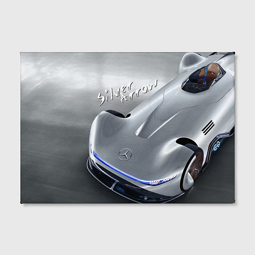 Картина прямоугольная Mercedes-Benz EQ Silver Arrow Concept / 3D-принт – фото 2