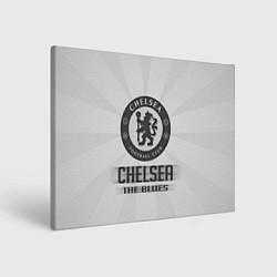 Холст прямоугольный Chelsea FC Graphite Theme, цвет: 3D-принт