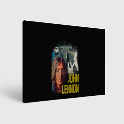 Холст прямоугольный The Beatles John Lennon, цвет: 3D-принт