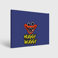 Холст прямоугольный Huggy Wuggy: Smile, цвет: 3D-принт