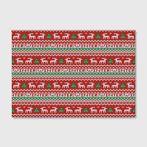 Картина прямоугольная Deer Christmas Pattern / 3D-принт – фото 2