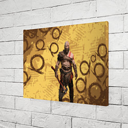 Холст прямоугольный God of War Kratos Год оф Вар Кратос, цвет: 3D-принт — фото 2