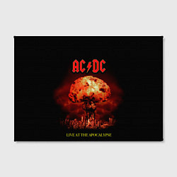 Холст прямоугольный Live at the Apocalypse - ACDC, цвет: 3D-принт — фото 2