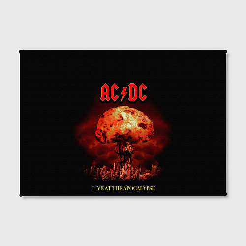 Картина прямоугольная Live at the Apocalypse - ACDC / 3D-принт – фото 2