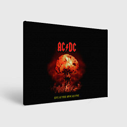 Холст прямоугольный Live at the Apocalypse - ACDC, цвет: 3D-принт