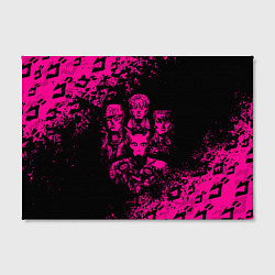 Холст прямоугольный JOJO BIZARRE ADVENTURE ПЕРСОНАЖИ, цвет: 3D-принт — фото 2