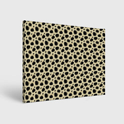 Холст прямоугольный Шкура Леопарда Leopard, цвет: 3D-принт