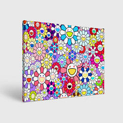 Картина прямоугольная Цветы Takashi Murakami