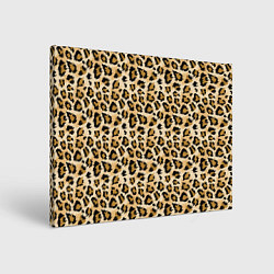 Холст прямоугольный Пятна Дикого Леопарда, цвет: 3D-принт