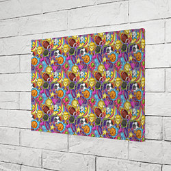 Холст прямоугольный Разный спорт в мультяшном стиле, цвет: 3D-принт — фото 2