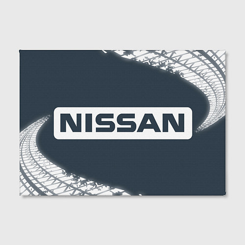 Картина прямоугольная NISSAN - Шины / 3D-принт – фото 2