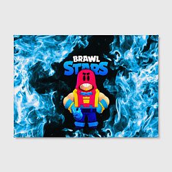 Холст прямоугольный Grom Гром Brawl Stars, цвет: 3D-принт — фото 2