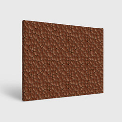 Холст прямоугольный Шоколадная Текстура, цвет: 3D-принт