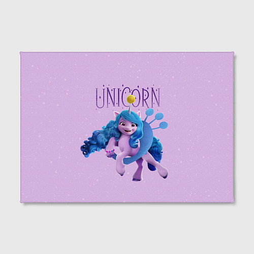 Картина прямоугольная Unicorn Izzy / 3D-принт – фото 2