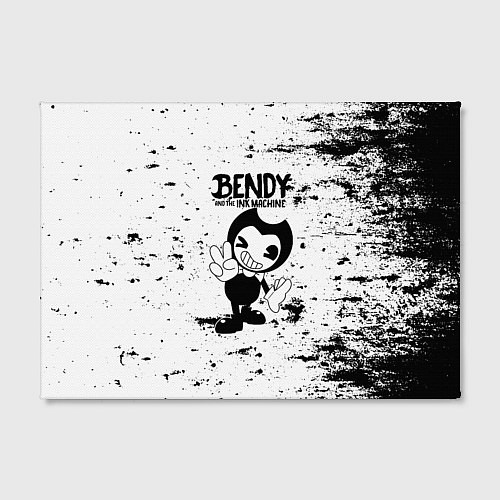 Картина прямоугольная Bendy and the ink machine - Black & White / 3D-принт – фото 2