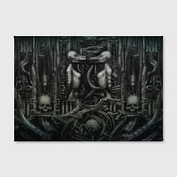 Холст прямоугольный Gigers worlds Миры Ганса Гигера, цвет: 3D-принт — фото 2