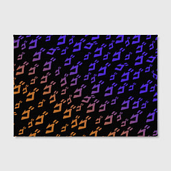 Холст прямоугольный JOJOS BIZARRE ADVENTURE PATTERN, цвет: 3D-принт — фото 2