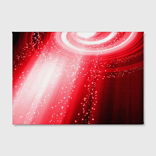 Картина прямоугольная Красная космическая спираль / 3D-принт – фото 2