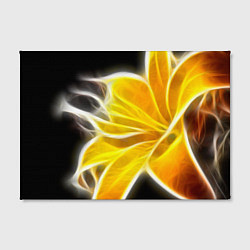 Холст прямоугольный Желтый летний цветок, цвет: 3D-принт — фото 2