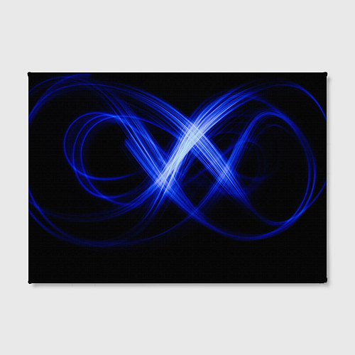 Картина прямоугольная Синяя бесконечность энергии / 3D-принт – фото 2