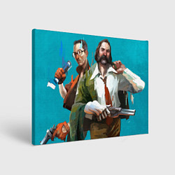 Холст прямоугольный Детективы в деле, цвет: 3D-принт