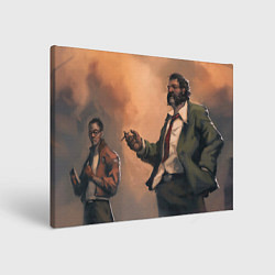 Холст прямоугольный Напарники в раздумьях, цвет: 3D-принт