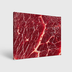 Холст прямоугольный Свежее мясо, цвет: 3D-принт