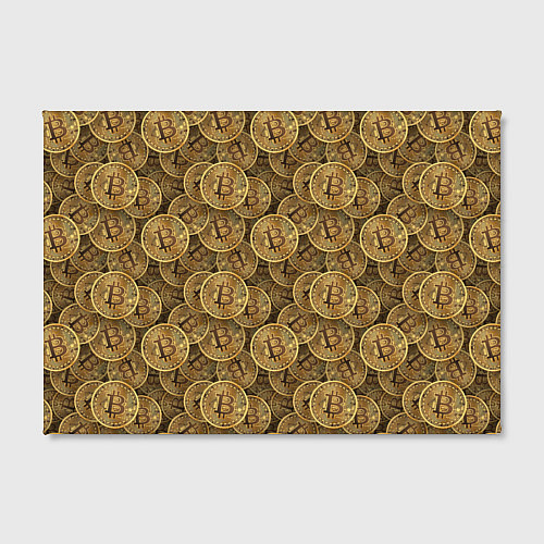 Картина прямоугольная Bitcoins / 3D-принт – фото 2