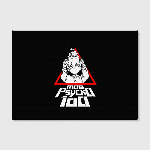 Картина прямоугольная Mob Psycho 100 Кагеяма и Ямочки / 3D-принт – фото 2