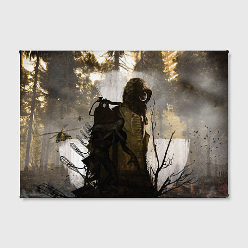 Картина прямоугольная Stalker forest / 3D-принт – фото 2