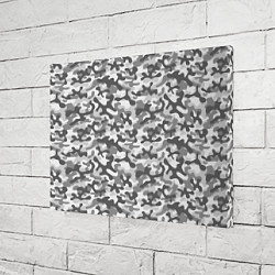 Холст прямоугольный Серый Городской Камуфляж, цвет: 3D-принт — фото 2