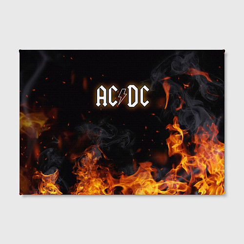 Картина прямоугольная ACDC - Fire / 3D-принт – фото 2