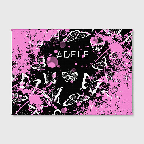 Картина прямоугольная Adele - Бабочки / 3D-принт – фото 2