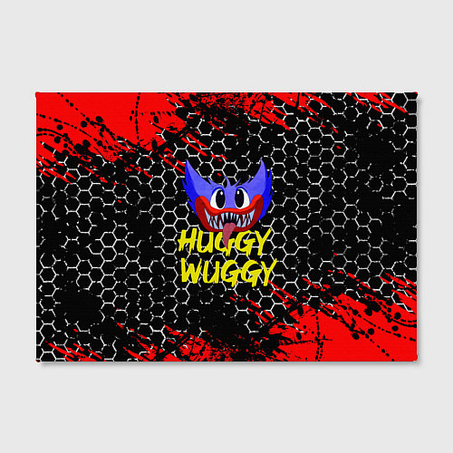 Картина прямоугольная Huggy Wuggy соты / 3D-принт – фото 2