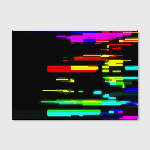 Картина прямоугольная Color fashion glitch / 3D-принт – фото 2