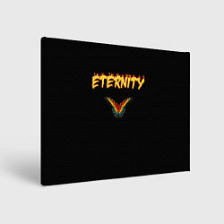 Холст прямоугольный Eternity бабочка, цвет: 3D-принт