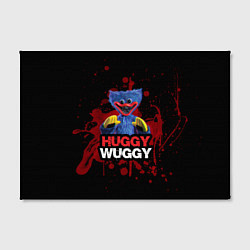 Холст прямоугольный 3D Хаги ваги Huggy Wuggy Poppy Playtime, цвет: 3D-принт — фото 2