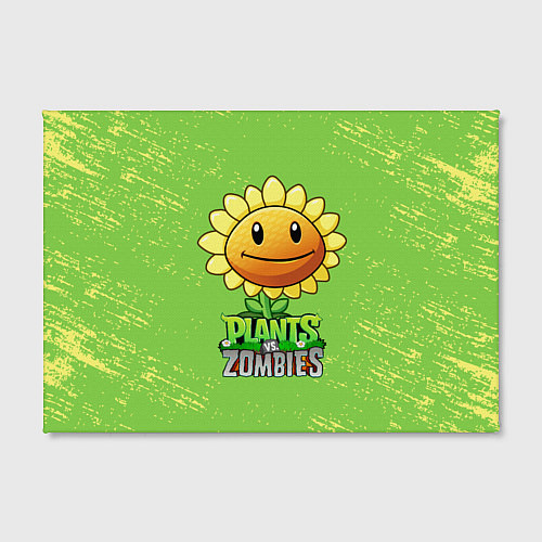 Картина прямоугольная Подсолнух Plants vs Zombies / 3D-принт – фото 2
